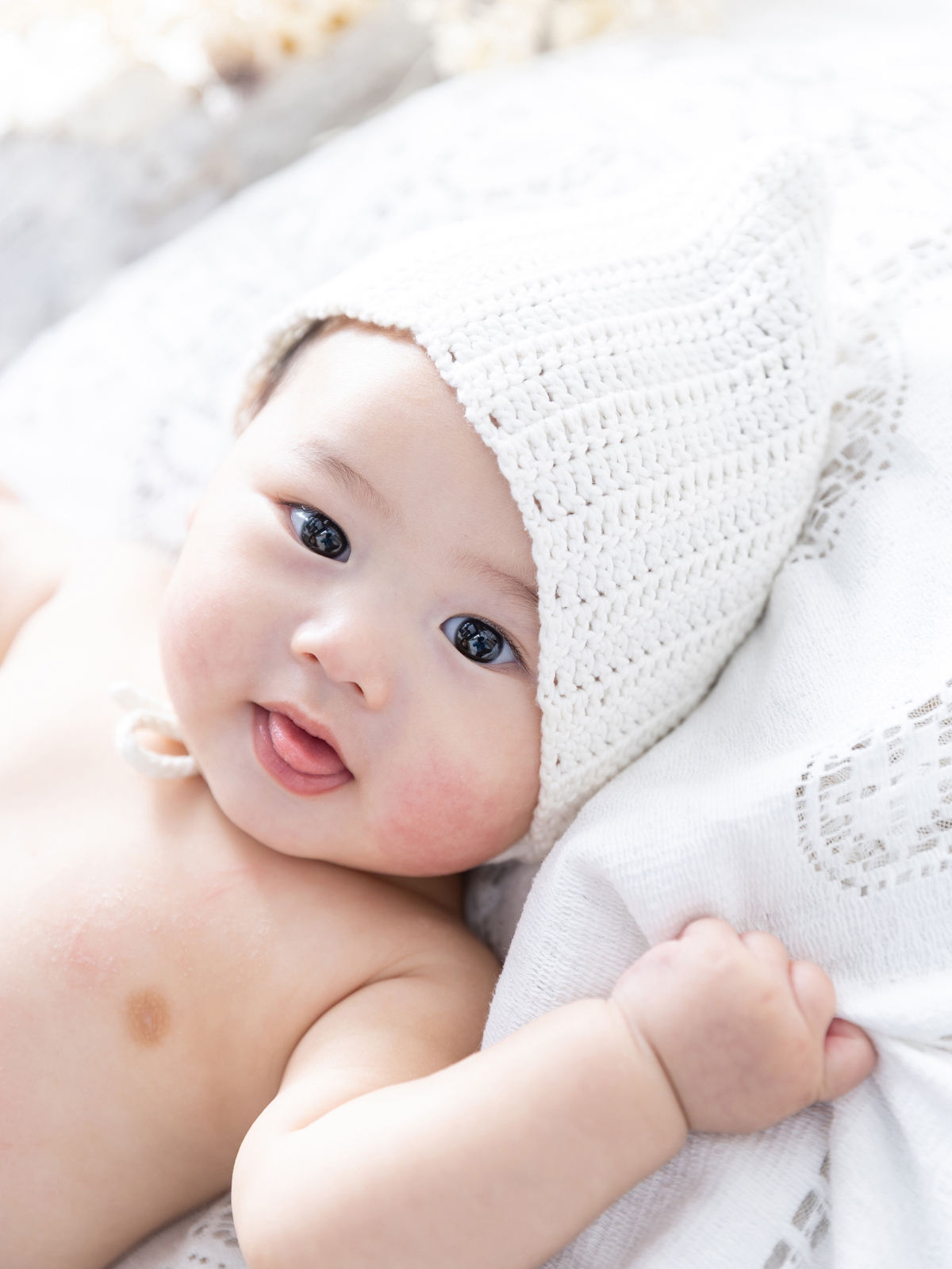 かわいいお宮参り写真